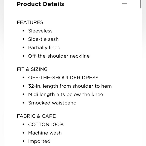 Women's LC Lauren Conrad Off-the-Shoulder Dress - NWT - Picture 8 of 8